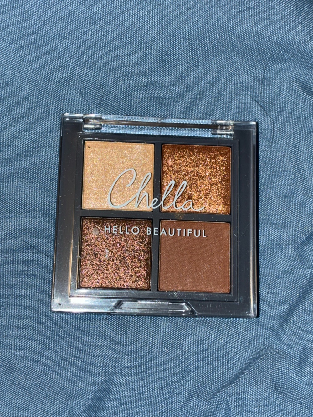 Ella Shimmer & Matte Brown-Gold Eyeshadow Quad